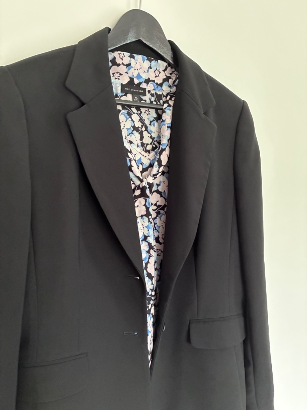 Tahari Arthur S. Levine Black 2 Piece Pants Suit Size 14 Career Office Blazer - Picture 6 of 15